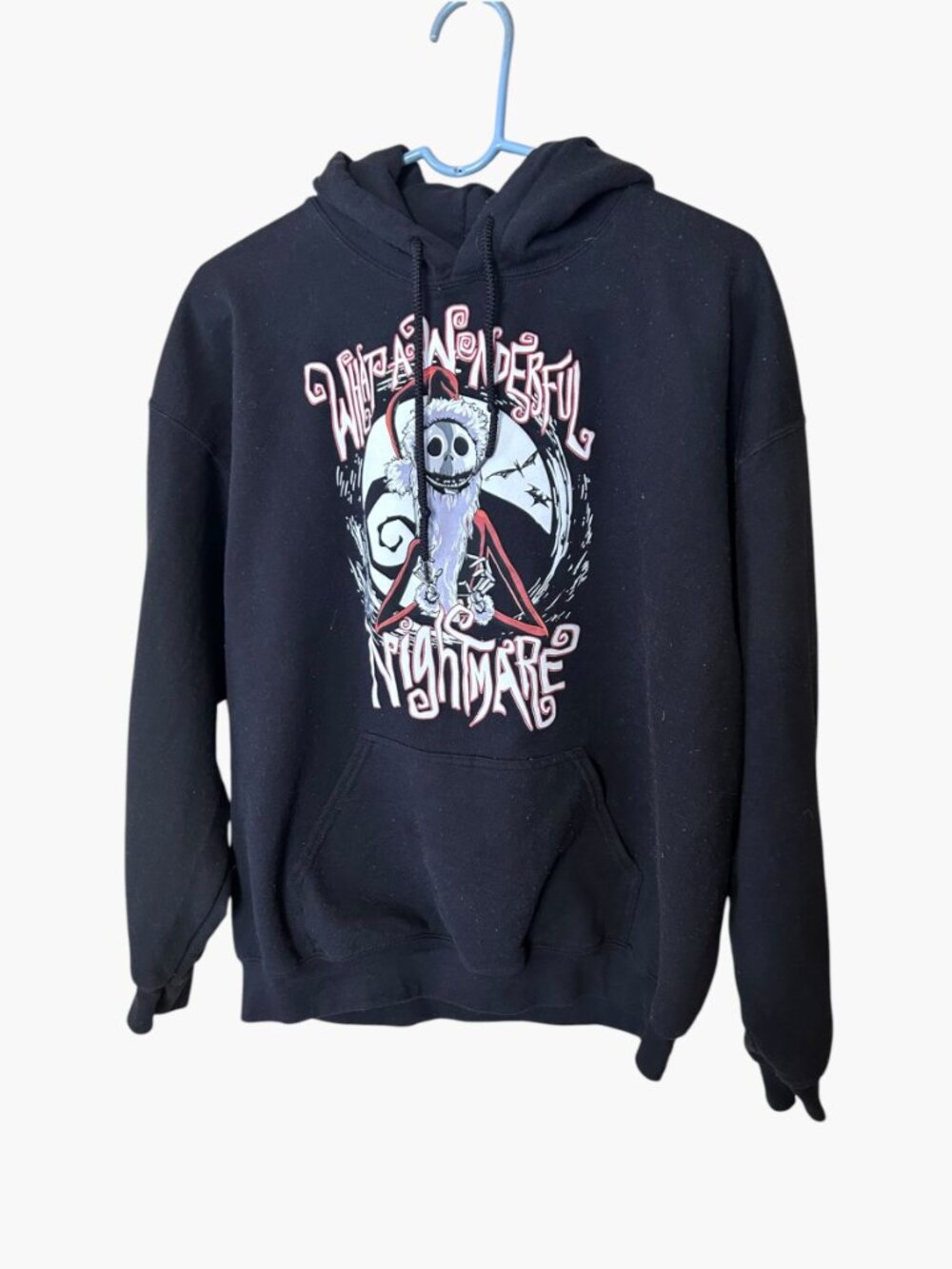 Disney Nightmare Before Christmas Hoodie Jack Skellington Sandy Claws What a Won